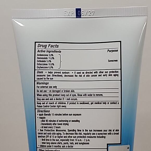 Equate Sport Sunscreen Broad Spectrum SPF 100 Water Resistant 6 Oz. Ext 06/27 - Picture 5 of 7